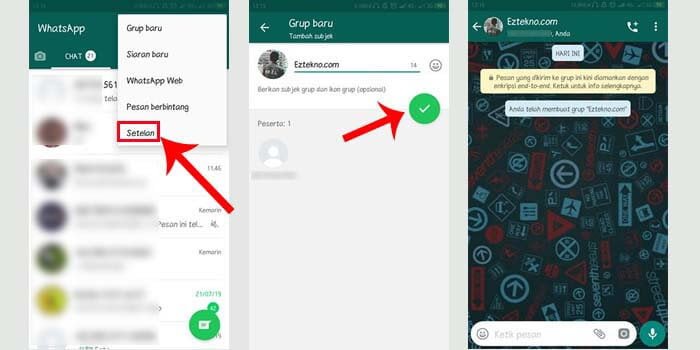 Cara Membuat Grup WA