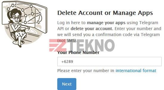 How to Permanently Delete Telegram Account