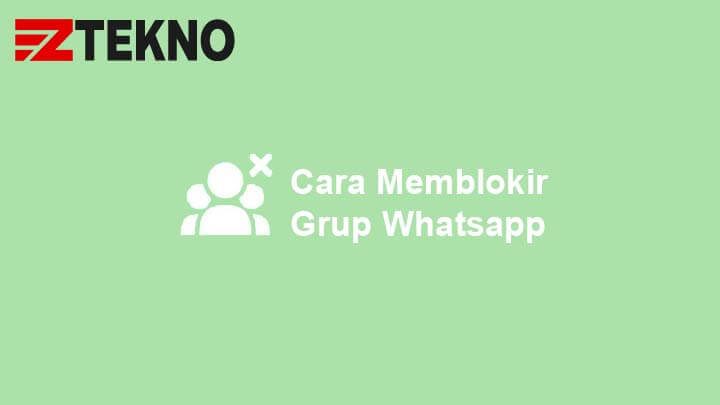 Cara Memblokir Grup WhatsApp