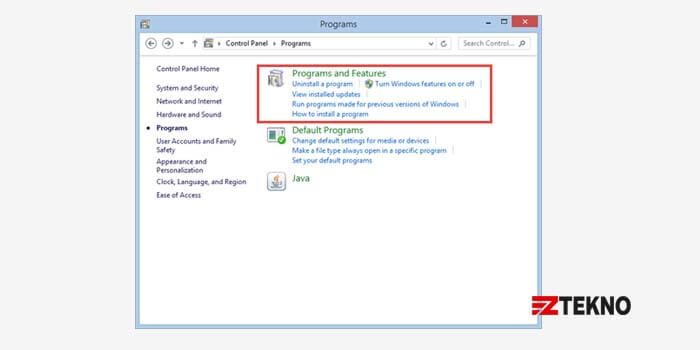 Copot pemasangan Chromium Windows 7