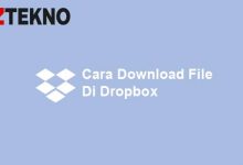 Cara Download File di Dropbox