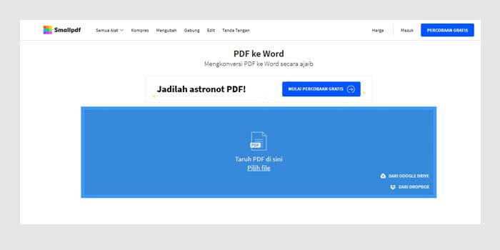 cara mengubah pdf ke word tanpa aplikasi