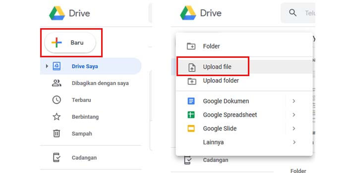 Cara upload foto ke google drive orang lain