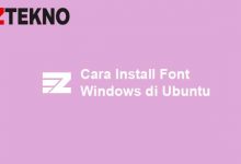 Cara Install Font Windows di Ubuntu