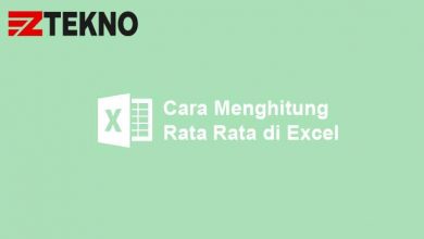 Cara Menghitung Rata Rata di Excel