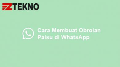 Cara Membuat Obrolan Palsu WhatsApp