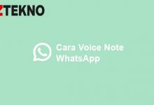 Cara Voice Note WhatsApp