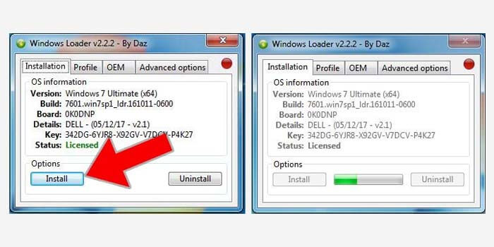 cara aktivasi windows 7 dengan windows loader 7