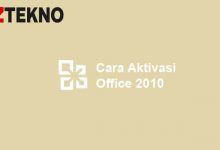 Cara Aktivasi Office 2010