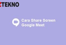 Cara Share Screen Google Meet