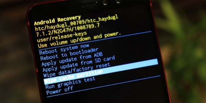 Clear HP Cache from Recovery