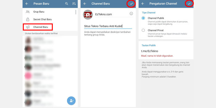 cara bikin channel telegram