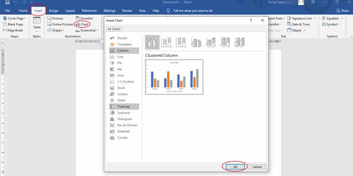 Cara Membuat Grafik di Ms Word