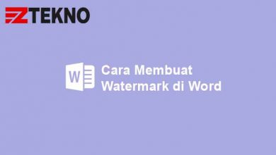 Cara Membuat Watermark di Word