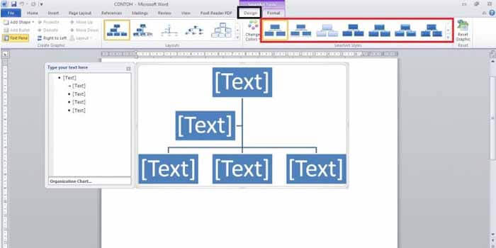 Cara Membuat Bagan Di Microsoft Word Secara Rapi Dan Mudah 2102