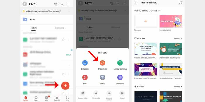 Cara Membuat PowerPoint di HP dengan Aplikasi WPS Office