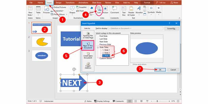 cara membuat hyperlink powerpoint
