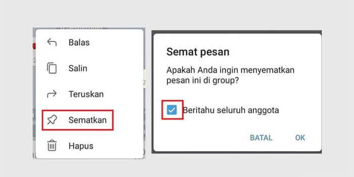 Cara Menyematkan Pesan di Telegram Pribadi, Grup dan Channel