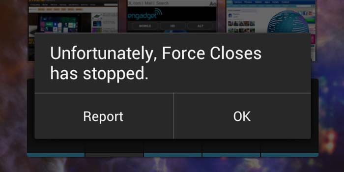 Penyebab Force Close Aplikasi Android