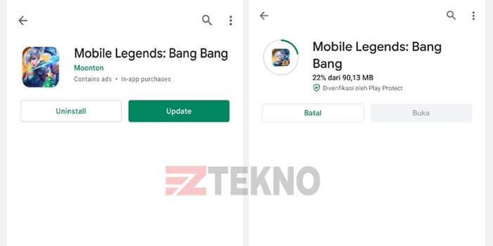 Cara Update Mobile Legends Terbaru di Android