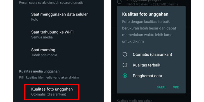 how to disable automatic downloading of WA media